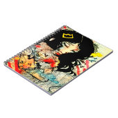 Carnet Dessin émotif de portrait d'art d'aquarelle et (Côté gauche)