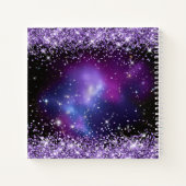 Carnet Dessin en grappes de galaxie à Parties scintillant (Dos)