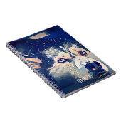 Carnet Dessin enroué élégant stylisé (Côté Droit)