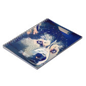 Carnet Dessin enroué élégant stylisé (Côté gauche)