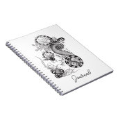 Carnet Dessin Floral (Côté Droit)