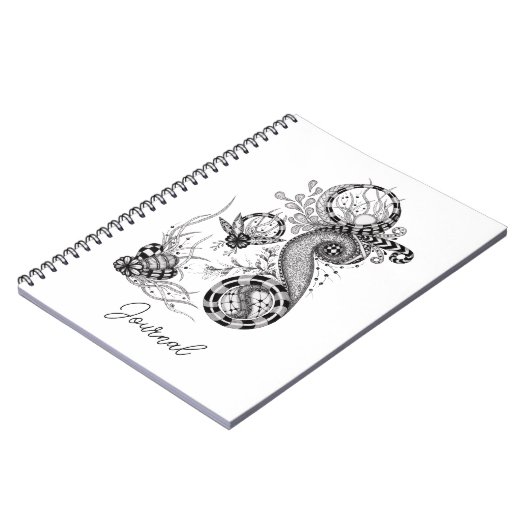 Carnet Dessin Floral (Côté gauche)