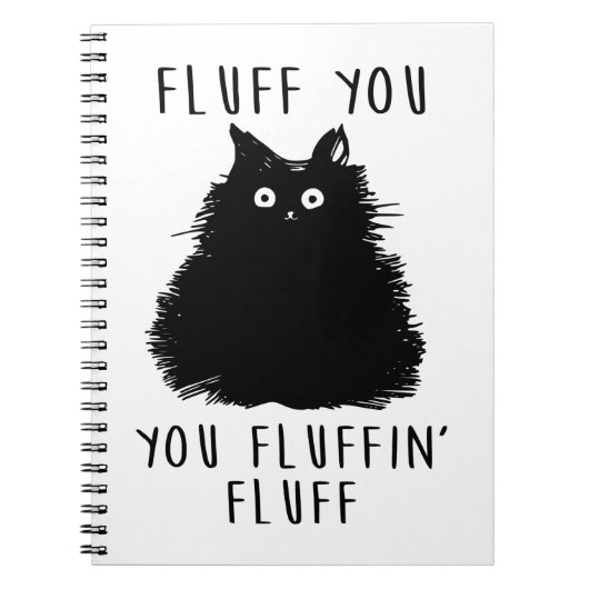 Carnet Dessin Fluit You Black Cat (Devant)