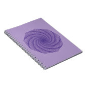 Carnet dessin géométrique Violet (Côté Droit)