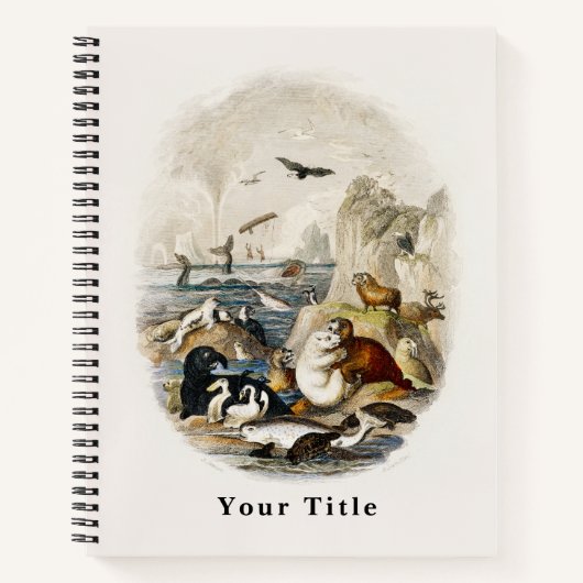 Carnet Dessin historique de la faune du royaume animal (Devant)