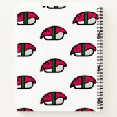 Carnet Dessin Kawaii Sushi, Riz de Poisson et Algues (Dos)