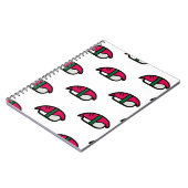 Carnet Dessin Kawaii Sushi, Riz de Poisson et Algues (Côté gauche)