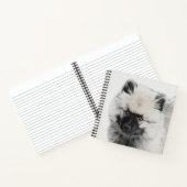 Carnet Dessin Keeshond Chiot - Joli dessin original Chien (Intérieur)