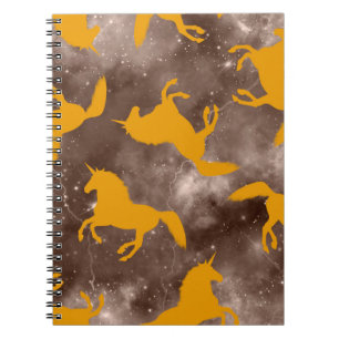 Carnet Dessin main Abstrait Chevaux Unicorn Patt sans joi