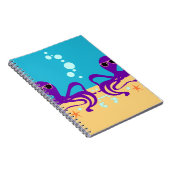 Carnet Dessin Motif super Octopus Fun Art (Côté Droit)
