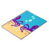 Carnet Dessin Motif super Octopus Fun Art (Côté gauche)