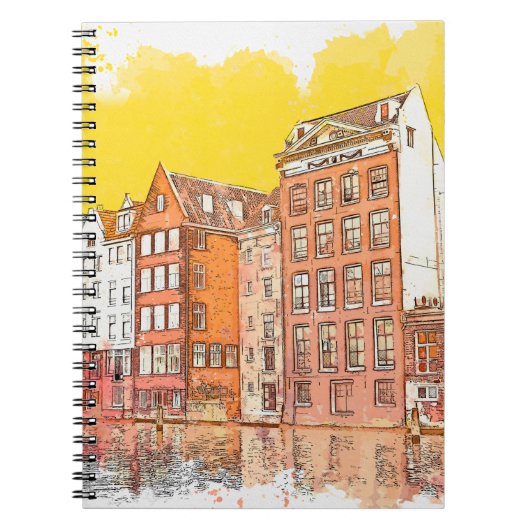 Carnet Dessin ou illustration de couleur d'eau (Devant)