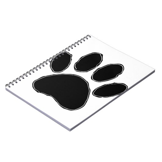 Carnet Dessin Paw Chien En Noir (Côté gauche)