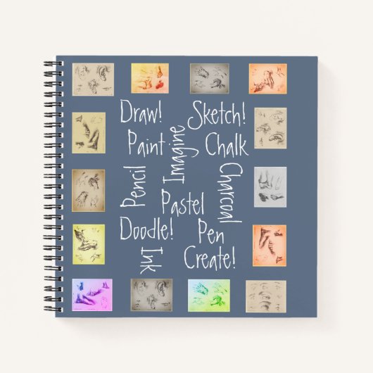 Carnet Dessin, Peinture, Esquisse Antique Études Esquisse (Devant)