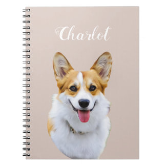 Carnet Dessin personnalisé Welsh Corgi Dog