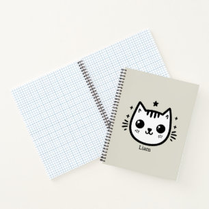 Carnet Dessin pour enfants Noir et blanc Minimaliste