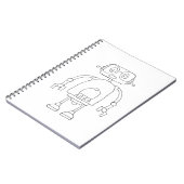Carnet Dessin Robot Simple Smart Dessin (Côté gauche)