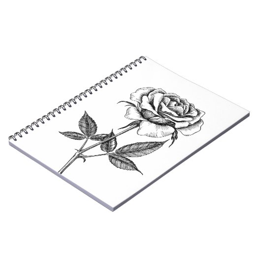 Carnet dessin rose (Côté gauche)