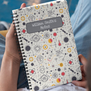 Carnet Dessin scientifique I Nom personnalisé Enfants Ret