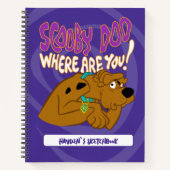 Carnet Dessin Scooby-Doo effrayé (Devant)