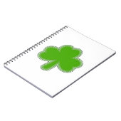 Carnet Dessin Shamrock de Saint Patrick (Côté gauche)