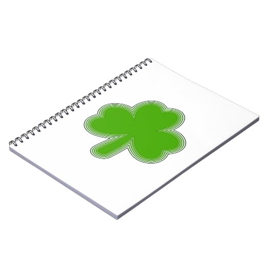 Carnet Dessin Shamrock de Saint Patrick (Côté gauche)