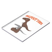 Carnet Dessin T-Rex Bigfoot (Côté gauche)