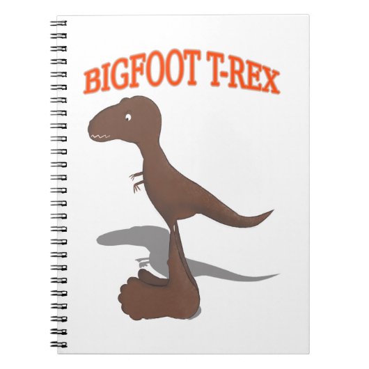 Carnet Dessin T-Rex Bigfoot (Devant)