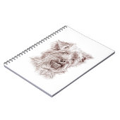 Carnet Dessin Yorkshire Terrier (Côté gauche)