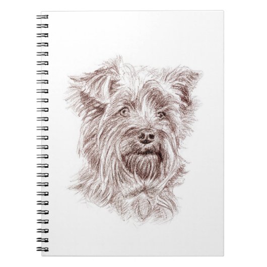 Carnet Dessin Yorkshire Terrier (Devant)