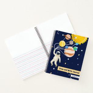 Carnet Dessiner et écrire à la main écriture pratique et 