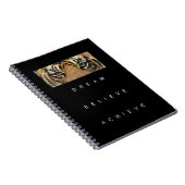 Carnet Dessus inspiré de motivation élégant de tigre de (Côté Droit)