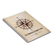 Carnet Destination Coordinates Compass | Travel Wedding (Côté Droit)