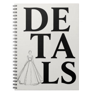 Carnet "DETAILS" Typography | Modern & Confident Wedding