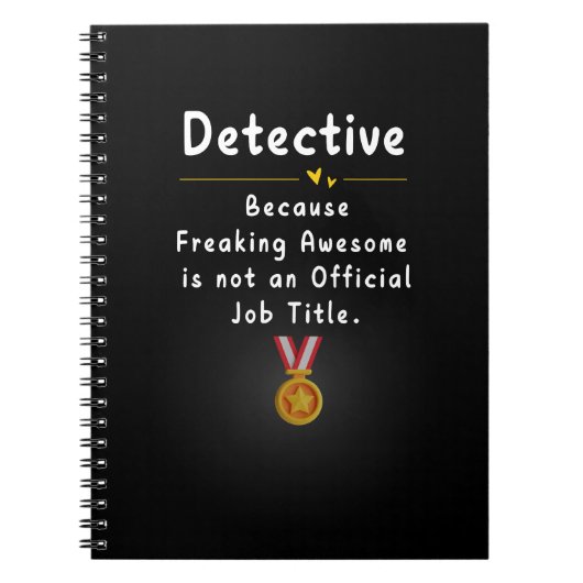 Carnet Détective (Devant)