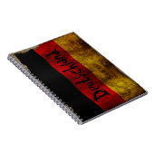 Carnet Deutsch Flagge - Vintage... (Côté Droit)