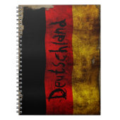 Carnet Deutsch Flagge - Vintage... (Devant)