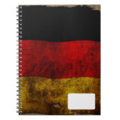 Carnet Deutsch Flagge - Vintage... (Devant)