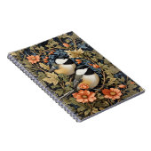 Carnet Deux Beaux Pickadee Noirs (Côté Droit)