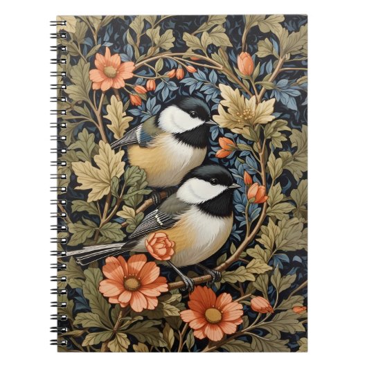 Carnet Deux Beaux Pickadee Noirs (Devant)