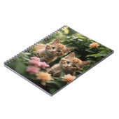 Carnet Deux Chatons À Gingembre À La Découverte D'Un Jard (Côté gauche)