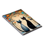 Carnet Deux chats charmants (Côté Droit)