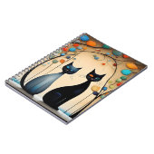 Carnet Deux chats charmants (Côté gauche)