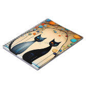 Carnet Deux chats charmants (Côté gauche)