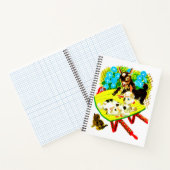 Carnet deux chèvres un chaton (Intérieur)