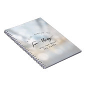 Carnet Deux Choses (80 Pages B&W) (Côté Droit)