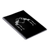 Carnet Deux Coeurs de squelette Mains Classique (Côté Droit)