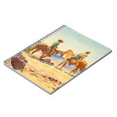 Carnet Deux cowboys à cheval par Maynard Dixon (Côté gauche)