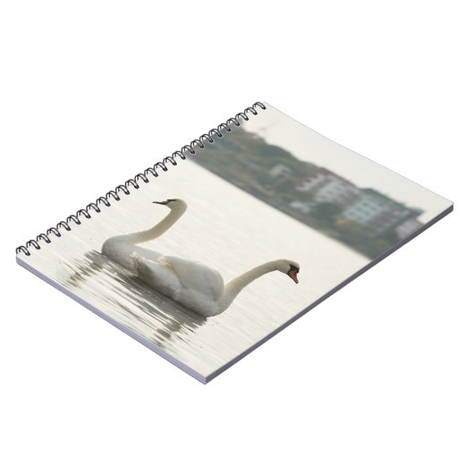 Carnet Deux cygnes (Côté gauche)