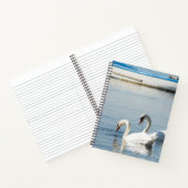 Carnet Deux cygnes (Intérieur)